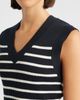 CITY BLUES CITY BLUES Stripe Sweater Vest - 4