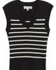 CITY BLUES CITY BLUES Stripe Sweater Vest - 5