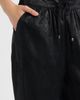 CITY BLUES CITY BLUES Tie Waist Metallic Tuxedo Track Pants - 4
