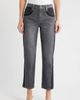 CITY BLUES CITY BLUES Two-Tone High Waist Straight Leg Jeans - 1