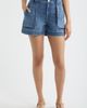 CITY BLUES CITY BLUES Utility Denim Shorts - 1