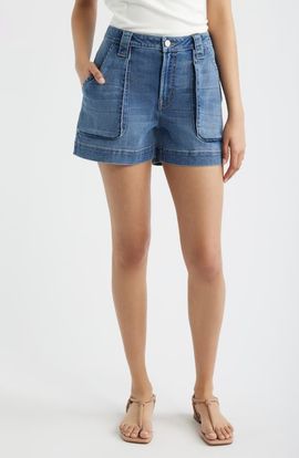 CITY BLUES CITY BLUES Utility Denim Shorts