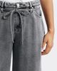 CITY BLUES CITY BLUES Wide Leg Drawstring Waist Knit Jeans - 4