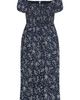 City Chic City Chic Abbigail Floral Print Short Sleeve Midi Dress - 2