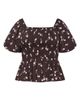 City Chic City Chic Aire Field Print Peplum Top - 3