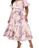 City Chic City Chic Aliyah Floral Print Midi Dress - 1