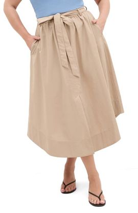 City Chic City Chic Ally Midi A-Line Skirt