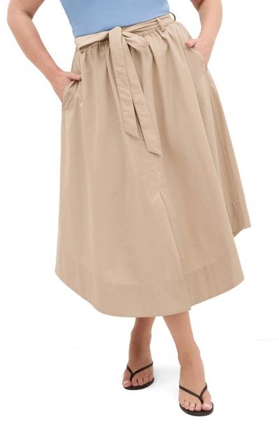 City Chic City Chic Ally Midi A-Line Skirt