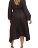 City Chic City Chic Amara Accordion Pleat Sateen Dress - 2