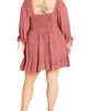 City Chic City Chic Arden Pleated Clip Dot Minidress - 2