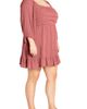 City Chic City Chic Arden Pleated Clip Dot Minidress - 3
