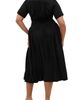 City Chic City Chic Aria Tie Waist Shirtdress - 2