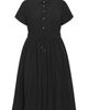 City Chic City Chic Aria Tie Waist Shirtdress - 3