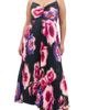 City Chic City Chic Ariana Floral Print Pleat Maxi Dress - 1