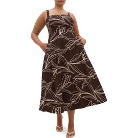 City Chic City Chic Athena Sketch Floral Print Dress
