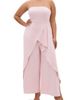 City Chic City Chic Attract Strapless Jumpsuit - 1