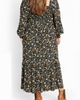 City Chic City Chic Avana Floral Long Sleeve Midi Dress - 2