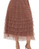 City Chic City Chic Averi Tiered Tulle Maxi Skirt - 1