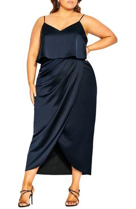 City Chic City Chic Baby Frill Midi Dress