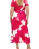 City Chic City Chic Bea Floral Print Wrap Midi Dress - 2