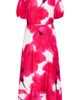 City Chic City Chic Bea Floral Print Wrap Midi Dress - 4