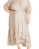 City Chic City Chic Bea Wrap Dress - 1