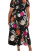 City Chic City Chic Belle Floral Print Wrap Dress - 2