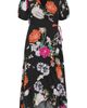 City Chic City Chic Belle Floral Print Wrap Dress - 3