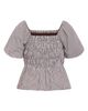 City Chic City Chic Belle Gingham Peplum Top - 4