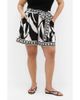 City Chic City Chic Belted High Waist Shorts - 1