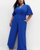 City Chic City Chic Braelynn Flutter Sleeve Jumpsuit - 5