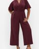 City Chic City Chic Braelynn Short Sleeve Jumpsuit - 1