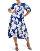 City Chic City Chic Bri Floral Midi Dress - 1