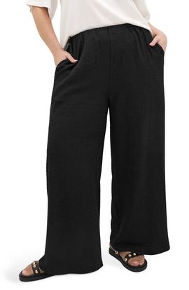 City Chic City Chic Brianna Smocked Wide Leg Pants