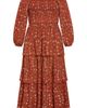 City Chic City Chic Cassidy Floral Smocked Maxi Dress - 4