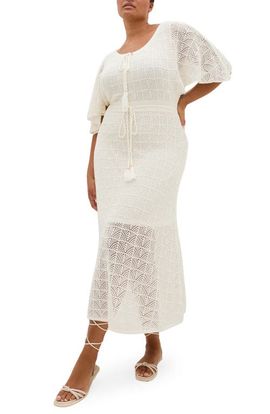 City Chic City Chic Cassie Open Stitch Dress