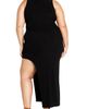 City Chic City Chic Celine Athena Sleeveless Rib Body-Con Dress - 2