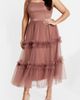 City Chic City Chic Charming Tulle Ruffle Dress - 1