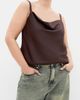 City Chic City Chic Cowl Neck Satin Camisole - 1