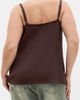 City Chic City Chic Cowl Neck Satin Camisole - 2