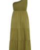 City Chic City Chic Darcy Smocked One Shoulder Dress - 5