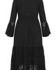 City Chic City Chic Dulce Lace Detail Long Sleeve Maxi Dress - 4