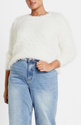 City Chic City Chic Elisa Textured Sweater