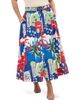 City Chic City Chic Elysia Printed Cotton Maxi Skirt - 1