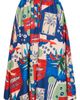 City Chic City Chic Elysia Printed Cotton Maxi Skirt - 4