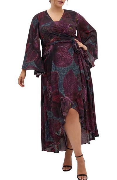 City Chic City Chic Evangeline Wrap Maxi Dress