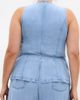 City Chic City Chic Evani Denim Vest - 2