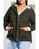 City Chic City Chic Explorer Parka with Faux Shearling Lining - 1
