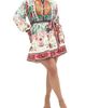 City Chic City Chic Ezra Mixed Print Long Sleeve Shirtdress - 1