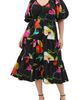 City Chic City Chic Fantasy Floral Cotton Midi Dress - 1
